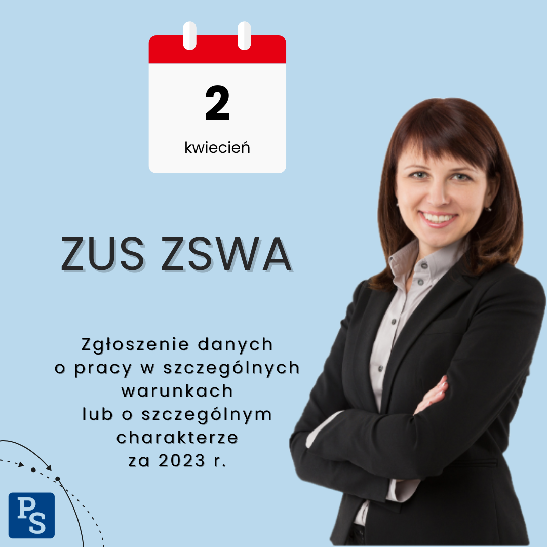 zgłoszenie zus zswa - kadry i płace brzeg